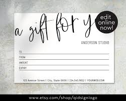 For consumers, a gift certificate is a perfect solution for someone who has everything or if you are not sure what to buy. Editable Gift Certificate Diy Gift Card Editable Voucher Template Shop Voucher Change Font In 2021 Diy Gift Card Printable Gift Certificate Printable Certificates
