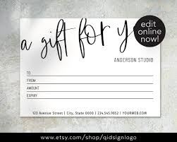 Customers with gift cards usually spend more money. Editable Gift Certificate Diy Gift Card Editable Voucher Template Shop Voucher Change Font In 2021 Printable Gift Certificate Diy Gift Card Printable Certificates