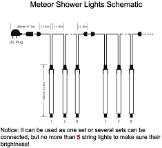 Joliyoou meteor shower rain lights, 12 inch 8 tubes 288 leds christmas snow falling lights, led tube christmas falling rain lights outdoor tree lights (blue) 4.4 out of 5 stars 358. Falling Rain Christmas Lights 8 Tube 144 Led Blue Falling Raindrop Icicle Cascading Decoration Lights For Wedding Party Halloween Holiday Xmas Tree Garden Topist Meteor Shower Rain Lights Seasonal Decor Home