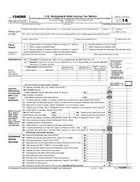 What is tax form 1040? Form 1040 Nr U S Nonresident Alien Income Tax Return Form 2014 Free Download