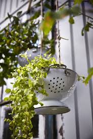 Gemak Colander Off White Ikea Plants Hanging Planters Outdoor Dining Furniture