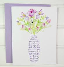 Grandma Birthday Quotes In Spanish Spanish Birthday Card Card For Nanny Mother Mom Babysitter Grandmother Sister Daughter Wi Spanish Birthday Cards Birthday Wishes For Mom Birthday Cards