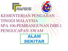 Misnistry of education malaysia (moe). Ppt Kementerian Pengajian Tinggi Malaysia Spa 106 Pembangunan Diri 1 Pengucapan Awam Powerpoint Presentation Id 2034546