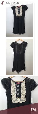 Rene Derhy Albanaise Sheer Black Dress Small Nwt Black Sheer Dress Clothes Design Black Dress