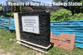 For more explanation, please read the official document: Batu Arang Heritage Town Batu Arang Selangor