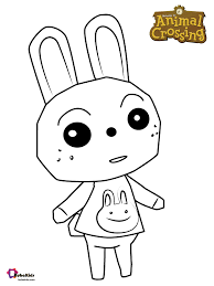 Ruby Is A Peppy Rabbit Villager From The Animal Crossing Series Collection Of Cartoon Color In 2020 Animal Crossing Fan Art Animal Crossing Animal Crossing Characters
