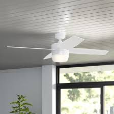 Check spelling or type a new query. Wade Logan 44 Capps 4 Blade Led Standard Ceiling Fan With Remote Control And Light Kit Included Reviews Wayfair