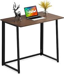I have a large abundance of alder in my shop and decided i would make it out of that. Amazon Com 4nm 31 5 Small Desk No Assembly Folding Computer Desk Home Office Desk Study Writing Table For Small Space Offices Brown And Black Home Kitchen