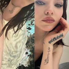 Dove Cameron Tattoo for Cameron Boyce