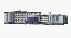 Hospital Building 3d Model Hospital 3d Model Building