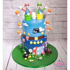 How to make a super mario cake or any other standing figure. Mario Cake C175