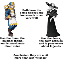 for those that still don't know who is the real ancestor of cynthia, she  has been separated in two : r/PokemonLegendsArceus