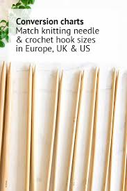 Knit picks options needle sets. Knitting Needle And Crochet Hook Size Charts Studio Koekoek Modern Embroidery