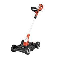 Black And Decker Lawn Mower Battery Not Charging Black Decker 12 Inch 20v Max Lithium Ion Cordless 3 In 1 String Trimmer Edger Mower With The Home Depot Canada