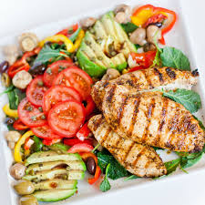 Mediterranean Grilled Chicken Salad Tatyanas Everyday Food Recipe Mediterranean Chicken Everyday Food Tatyana S Everyday Food