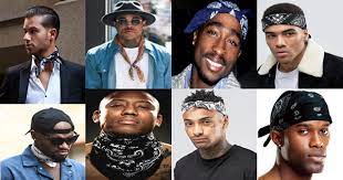 Bandana hairstyles had their heyday in the '40s, as women wore them to protect their hair from getting caught in the machines and equipment they used. 7 Stylish Ways To Wear Men S Bandana Afroculture Net