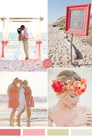 Maybe you would like to learn more about one of these? Coral Pink Inspired Summer Beach Weddings 2015 Tulle Chantilly Wedding Blog