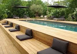However, it may be more difficult to dismantle and move your deck, not to mention. Above Ground Swimming Pool Bespoke Decking Area Custom Design Bbq Area Seating Pools Backyard Inground Swimming Pool Decks Swimming Pools Backyard