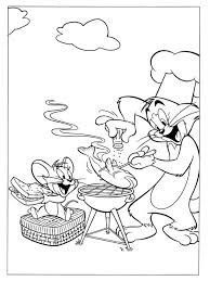 Color online with this game to color jobs coloring pages and you will be able to share and to create your own gallery online. Tom And Jerry Bbq Coloring Page 1001coloring Com