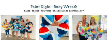 Paint Night - Tropical or Patriotic Buoy Wreath, 13201 Overseas ...