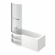Make the most of your bath today with bath panel storage. Myspace Water Saving P Shape Shower Bath Left Hand With Storage Panel 6mm Screen With Towel Rail