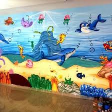 Anaokulu Kres Duvar Resmi Boyama Ornek Kresler Anaokulu Duvar