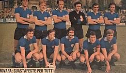 Non si iscrive alla serie c, la figc delibera lo scioglimento della società e lo svincolo di tutti i giocatori. Associazione Calcio Novara 1974 1975 Wikipedia