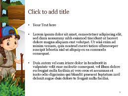 Just press one button and get the necessary element! Templat Powerpoint Pramuka Perempuan Gambar Latar 15292 Poweredtemplate Com
