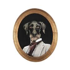 Cadre Deco Chien En Bois 53 X 64 Cm Oscar Maisons Du Monde Chien En Bois Cadre Deco Portraits De Chiens