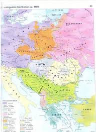 Slavic Peoples 1900 Cartography Map Europe Map Map