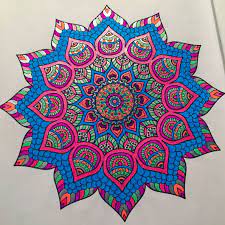 Coloring pages, fantasy and mythological coloring pages / by aiza. Finished Mandala By Patricia Gary With Glitter Gel Pens Mandala Coloring Books Gel Pens Mandala Coloring Pages