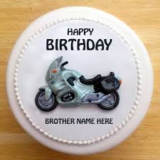 Big Brother Birthday Cake For Brother With Name Write Name On Birthday Cake For Brother Print Name On Brother Cake Online Cake Name In 2020 Birthday Cake For Brother Novelty Birthday Cakes Happy Birthday Wishes Cake