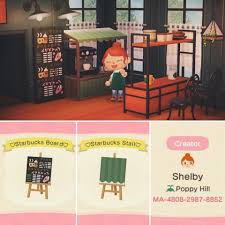 動物森友會 路邊攤qr code 作品id 星巴克 animal crossing cafe animal crossing animal crossing qr