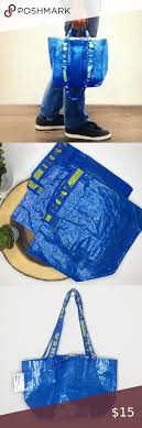 Ikea Nwt Set Of 2 Brattby Small Shopping Tote Shopping Tote Small Tote Bags Rainbow Bag