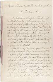 President lincoln read the first draft of this document to his cabinet members on july 22, 1862. Lincoln S Emancipation Proclamation 1863