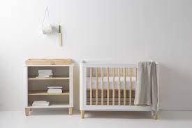 Teeny Cot White Baby Changing Tables Baby Furniture Modern Nursery Furniture