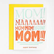 Maybe you would like to learn more about one of these? Yelling Mom Birthday Card Paper Source