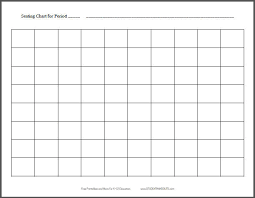 10x8 Horizontal Classroom Seating Chart Template Seating