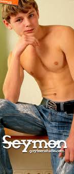 Gay Teen Studio Seymon-QueerClick's enticing stud