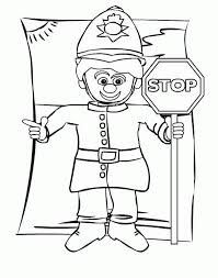 Maybe you would like to learn more about one of these? Stop Sign Coloring Pages With Police Coloring4free Coloring4free Com