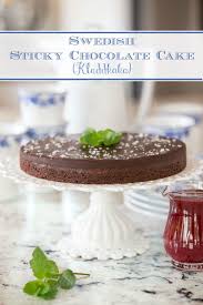 Swedish Sticky Chocolate Cake Klaffkaka Recipe Swedish Chocolate Chocolate Cake Cake