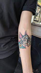 Let the artist give you an attractive tattoo to satisfy you. Fresh Boston Terrier By Franz Stefanik At The Okey Doke Tattoo Shop In Toronto On Tattoos