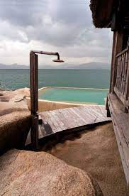 Vacation Or Real Life Outdoor Shower Beach Outdoor Indoor Outdoor Bathroom