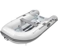 RIB-310 Aluminum Hull Inflatable Boat, 10ft 6in Length, Hypalon UV  Resistant Material, 1090lb Capacity