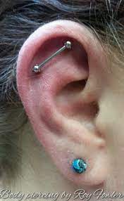 A Floating Barbell Ear Project With Industrial Strength Earings Piercings Fake Piercing Clip On Earrings