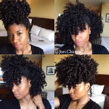 If you're looking for a fun take on the look, try it with twisted hair. Cute Styles I Could Possibly Do With My Curls Or Perm Rod Sets Curly Hair Styles Naturally Curly Hair Styles Natural Hair Styles