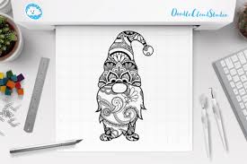 Download Christmas Mandala Svg Cut Files Holiday Designs Winter Mandala Svg By Doodle Cloud Studio Thehungryjpeg Com
