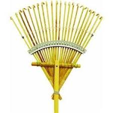 Some metal rakes can be shipped to you at home, while others can be picked up in store. Larger Bamboo Rake These Are Fabulous I Actually Have Three Sizes Small Medium And Large I Really Prefer Them To Metal R Garden Tools Bamboo Leaf Rakes