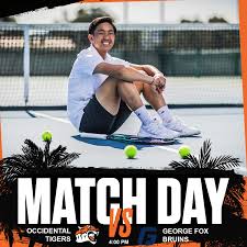 Adam Elshamy was off to a hot start at the Sonoma State Invite yesterday!  He's tied for third heading into day two! #onetigermanystripes🐅🧡