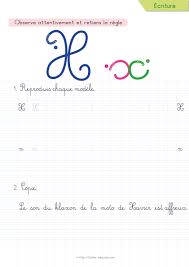 Vous trouverez également sur le site des affichages et des cartes à imprimer pour s'exercer à la reconnaissance des lettres ainsi qu'aux tracés des formes graphiques. Pdf Exercice D Ecriture Cursive Cp Ce1 Fiches A Imprimer